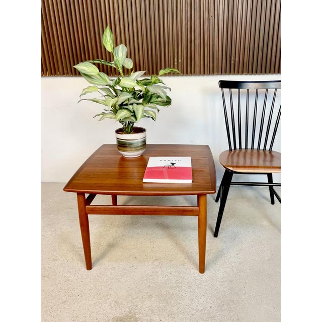 Danish Square Teak Coffee by Grete Jalk for Glostrup, 1960s For Sale - Image 6 of 18