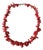 Vintage, Coral Beaded Necklace With Sterling Gold Plated Clasp For Sale