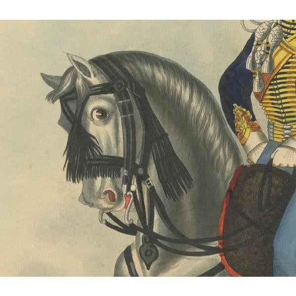 2nd Cavalry Regiment of the Kings German Legion, 1828, Paper For Sale - Image 4 of 7