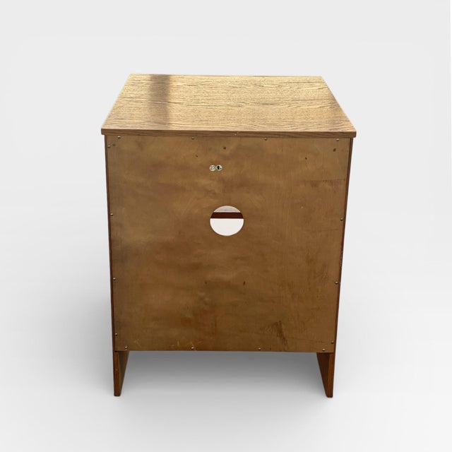 Chestnut Pair of 1990s Oak Modular Utility Cabinets For Sale - Image 8 of 18