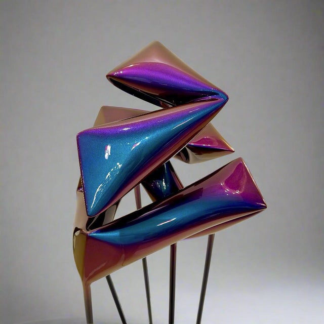 Floor Sculpture by Artist Willi Siber For Sale In New York - Image 6 of 18