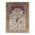 Silk Turkish Rug With Botanical Designs, Including Stylized Leaves For Sale