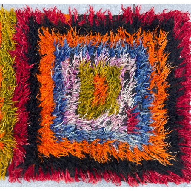 Colorful Turkish Angora Runner For Sale - Image 4 of 12