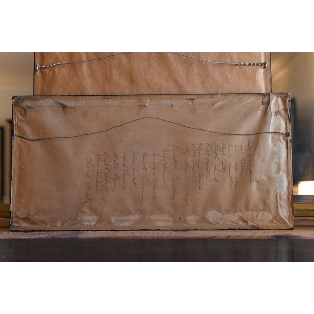 1934 u.s. Capitol Hill School Portrait Washington Dc, Greene-Dreher Pa Panoramic Black and White Photograph in Original Frame For Sale - Image 4 of 9