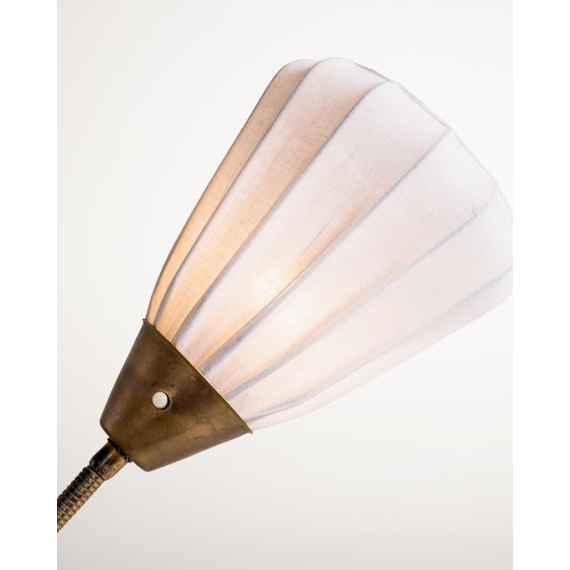 Black Swedish Three-Light Floor Lamp, 1950s For Sale - Image 8 of 14