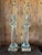Pair of Architectural Crystal & Resin Column Table Lamps by Restoration Hardware, Circa 2006 For Sale - Image 14 of 14