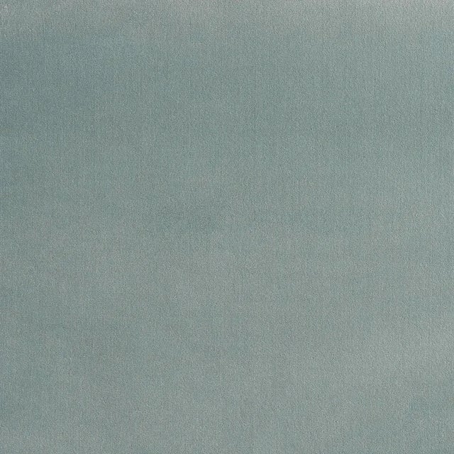 Transitional SAMPLE - Schumacher Alistair Indoor/Outdoor Velvet Fabric In Mineral For Sale - Image 3 of 4