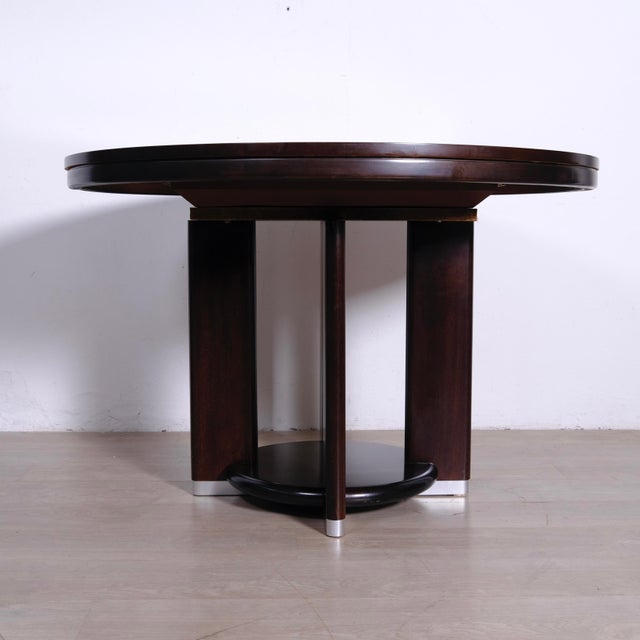 Extendable Round Dining Table, 1970s For Sale - Image 10 of 18