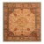Pasargad Home Agra Wool Area Rug-10' 0" X 10' 4" , Beige For Sale