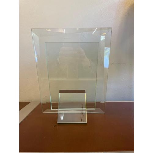 Vintage Glass Photo Frame from Fontana Arte, 1980s For Sale - Image 6 of 7