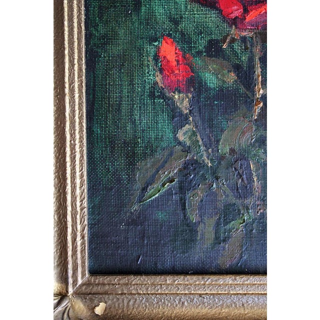 Uldis Zemzaris, Rose, 1991, Oil on Cardboard For Sale - Image 4 of 7