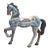 Continental Decorative Carousel Horse Hand Carved Circa 1900 55" Tall For Sale