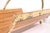 Vintage Oak and Brass Fireplace Log Wood Holder C. 1970/80's For Sale In New York - Image 6 of 11