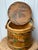 Store kindling, pinecones, matches and more next to your fireplace with this vintage lidded sugar bucket. Add a mountain...