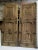 Vintage C1870's - C.1910's Imported Moroccan Large Hand Honed and Carved Wood & Iron Forged Doors - a Pair For Sale - Image 13 of 13