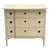 Gustavian, Swedish Commode, Louis XVI Style, White Paint Distressed, 1990s For Sale