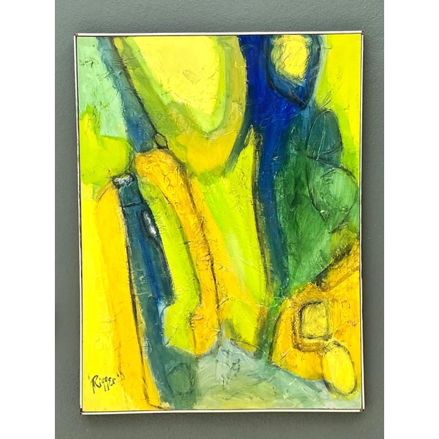 Rieger Signed Abstract Painting For Sale - Image 18 of 18