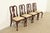 Queen Anne Henkel Harris Queen Anne Solid Mahogany Dining Chairs, Set of Four For Sale - Image 3 of 14