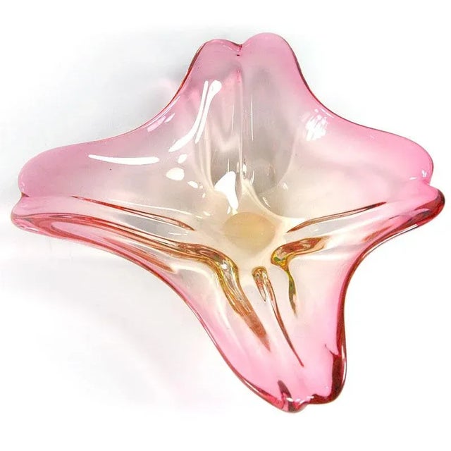 Contemporary Italian Multicolor Murano Glass Bowl Dish, 1960s For Sale - Image 3 of 11