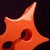 Abstract Orange Ceramic Sculptural Vase, 1980 For Sale - Image 16 of 18