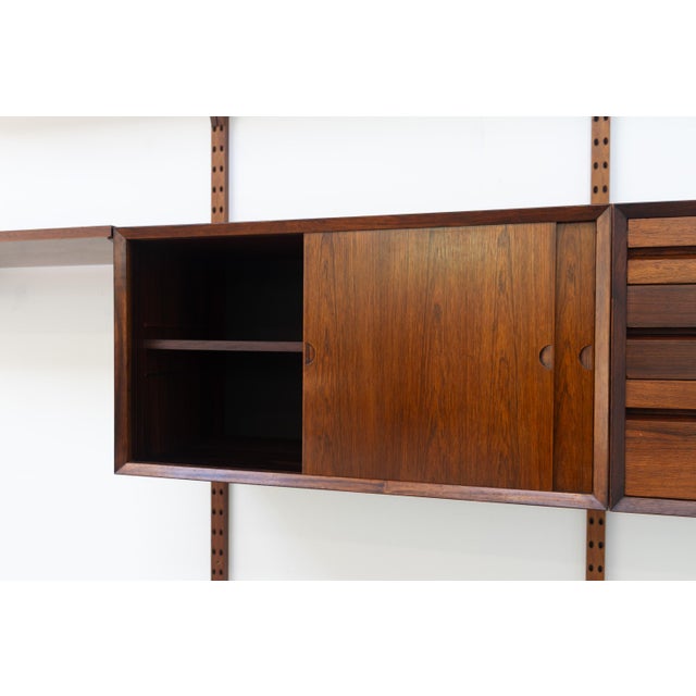 Vintage Danish Pau Ferro Modular Wall Unit by Poul Cadovius for Cado, 1960s For Sale - Image 15 of 18