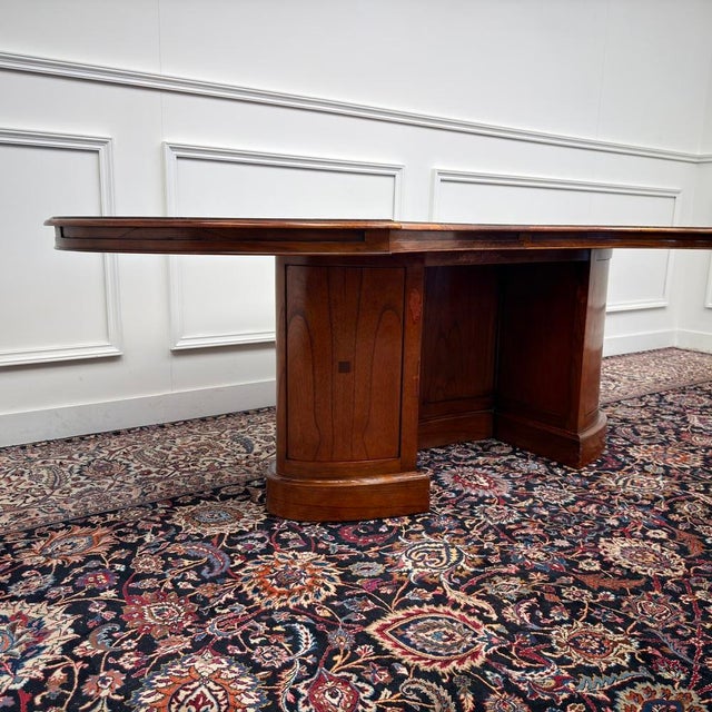 Art Deco English Desk by Globe Wernicke For Sale - Image 6 of 18