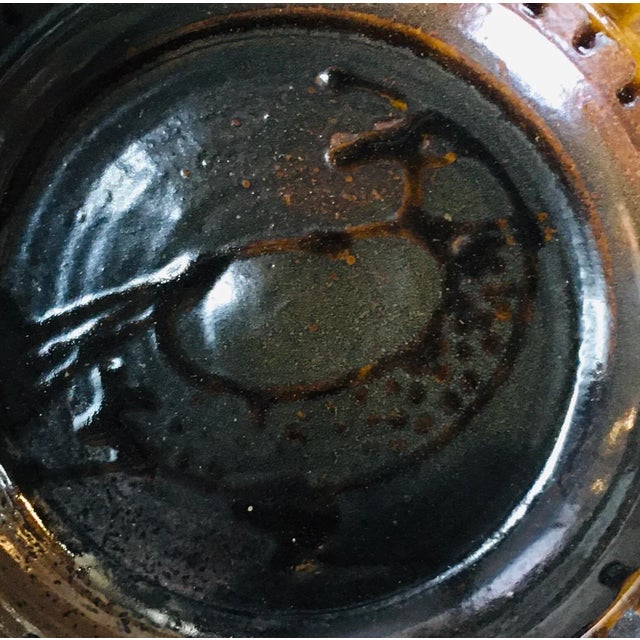 Ceramic Mid Century Artisan Studio Pottery Bowl. For Sale - Image 7 of 12
