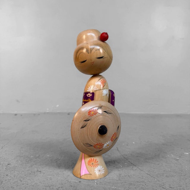 Izu No Odoriko Kokeshi by Sadao Kishi, Japan, 1970 For Sale - Image 11 of 11