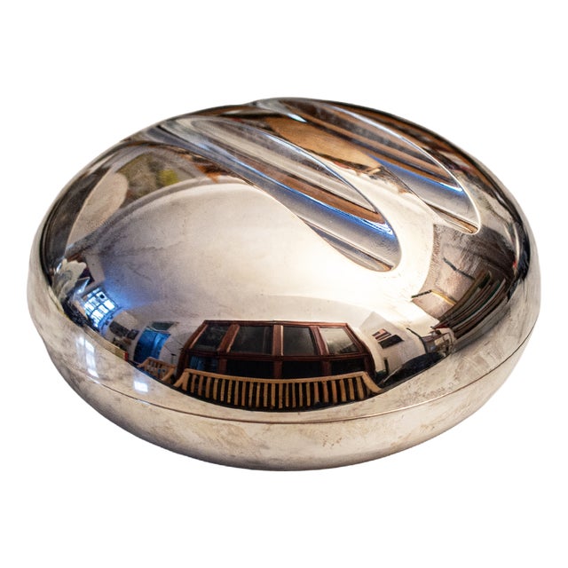 Silver-Plated Box by Lino Sabattini, 1970s For Sale