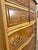 Dixie Furniture Co. cherry wood provincial style highboy seven drawer dresser. Restored with original hardware.