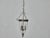English Midcentury Nickel Bell Lantern With Glass Dome and Three Lights For Sale - Image 16 of 16