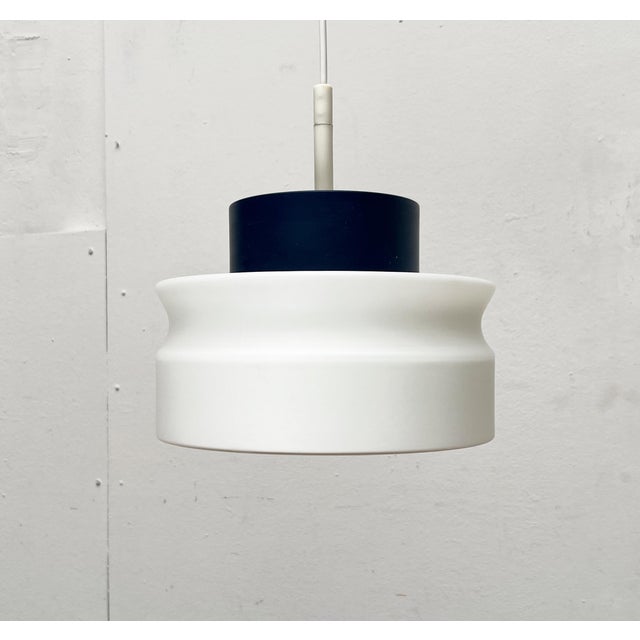 Mid-Century Space Age German Glass Pendant Lamp from Staff, 1970s For Sale - Image 10 of 18