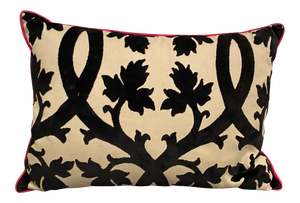 Osborne & Little Black & White Patterned Pillow