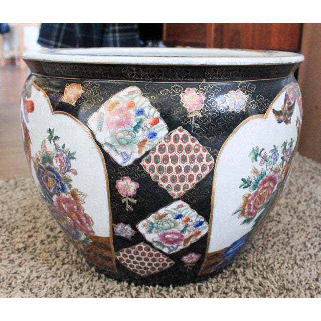 Large Vintage Asian Planter Chairish