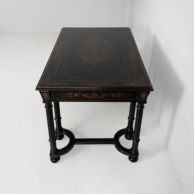 Antique Italian Wooden Desk, 1800s For Sale - Image 6 of 13