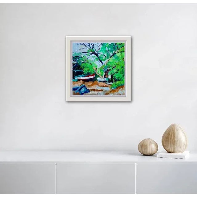 Modern Impressionist Abstract Landscape For Sale - Image 10 of 12