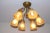 Metal Cierre Studio Handcrafted Amber Glass Difffuser Ceiling Lamp For Sale - Image 7 of 13