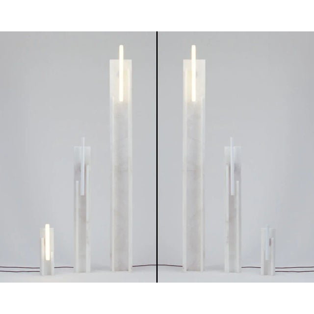 Alabaster Small Lamp by Owl For Sale - Image 4 of 7