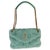 Blue Shearling Quilted Monogram Small Loulou Puffer Chain Satchel For Sale - Image 8 of 9