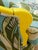 Antique Yellow Painted Wild Life Parlor Chair For Sale - Image 10 of 12