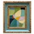 This is one of my new abstract oil paintings that balances playful color against confident, mid-century-inspired form....