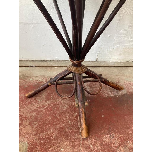 Rustic Twig Centre Gueridon Table, 1900s For Sale - Image 4 of 9