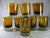 Contemporary Handblown Citrine Amber Lowball Glass Tumblers - Set of 8 For Sale - Image 3 of 7