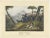 The print titled "Gefecht in den Alpen" translates to "Combat in the Alps" or "Skirmish in the Alps" and is a colored...