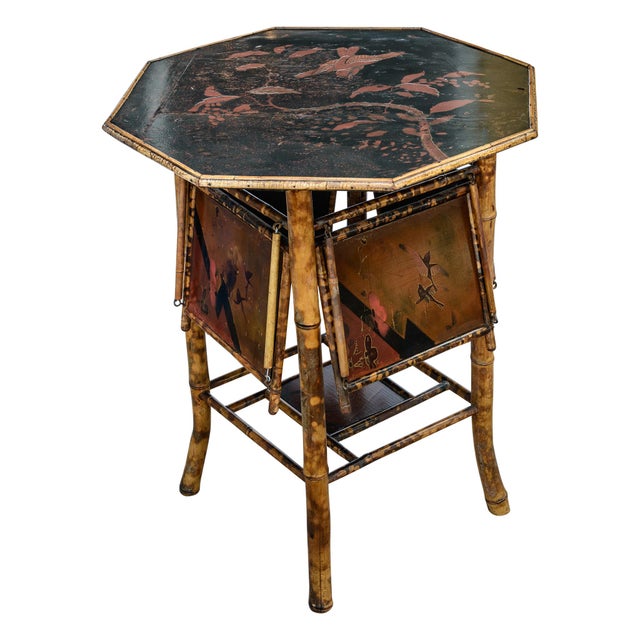 .Just in! This rare, late 19th-century (circa 1880–1900) French Japonisme Aesthetic Movement occasional table features:...