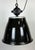 Metal Industrial Black Enamel Factory Pendant Lamp, 1960s For Sale - Image 7 of 15