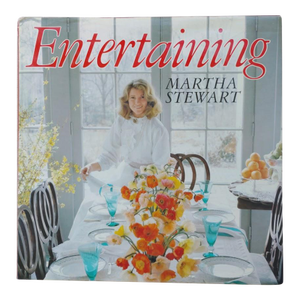 Martha Stewart Entertaining, 1982 Hardcover Book, Illustrated Parties Cooking Hosting