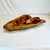 Wood Mid-Century Coastal Boho Chic Large Hawaiian Wood Leaf Platter Bowl Catchall For Sale - Image 7 of 12