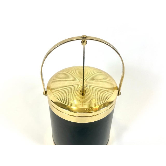Metal Mid-Century Modern Brass Ice Bucket by George Briard for Culver, 1960s For Sale - Image 7 of 11