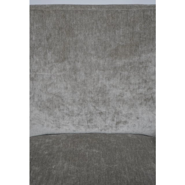 Pair Mid Century Modern Steel Armchairs For Sale - Image 9 of 12